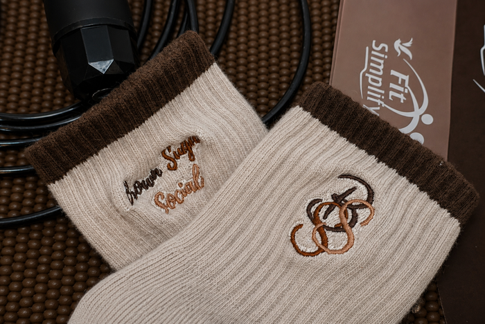 Be Present, Take Up Space Grip Socks