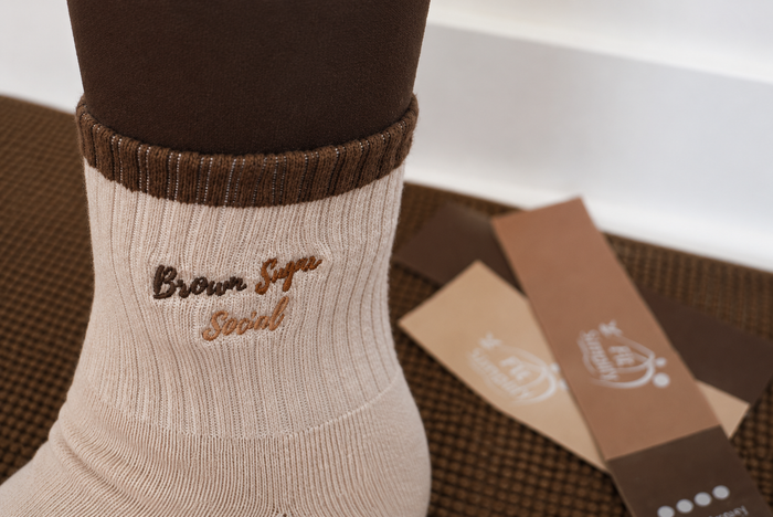 Be Present, Take Up Space Grip Socks